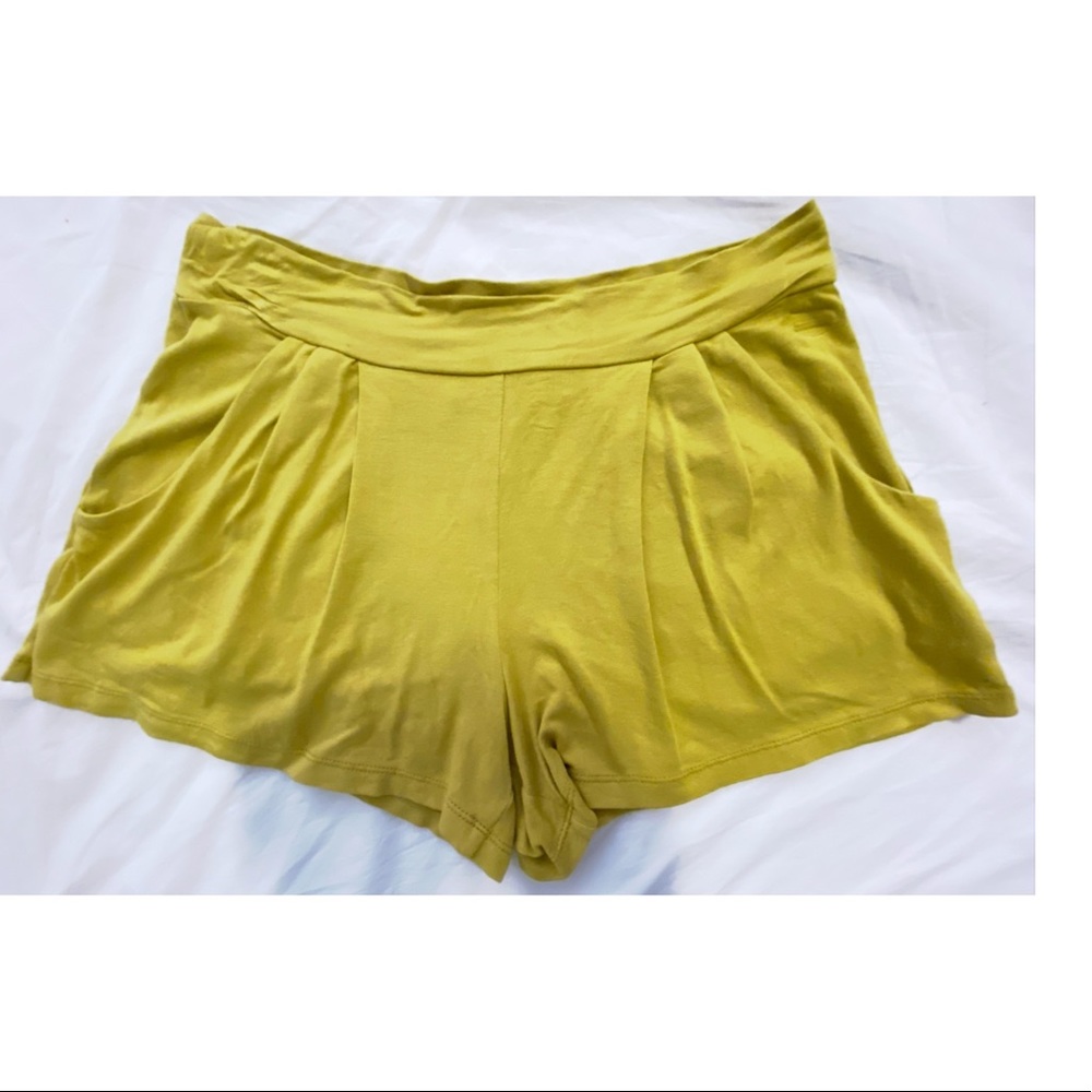 Ava sky jersey shorts